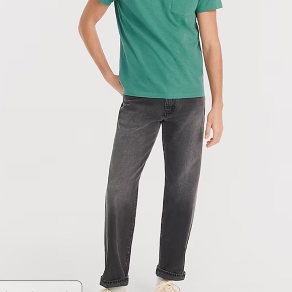 J crew Classic Straight-fit jean in deep grey wash 30 x 32 - Picture 1 of 4